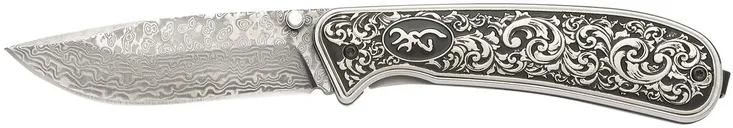Browning Grand Pass Stainless Fixed Blade Knife - 3.5 Plain Edge Drop Point Blade - Browning