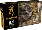 Browning Long Range Pro 6.5 Creedmoor 140 Grain 20-Rounds Sierra Tipped GameKing - Browning