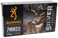 Browning Silver Brass 7mm Rem Mag 175 Grain 20-Rounds - Browning