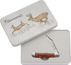 Browning Whitetail Art Brown Copperlock Knife w/ Gift Tin - Browning