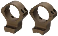 Browning X-Bolt Scope Rings 30mm Standard  Burnt Bronze Cerakote - Browning