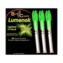 Burt Coyote Lumenok H-Nock Lumenok Green 3-pack - Lumenok