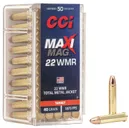 CCI Ammunition Maxi-Mag Brass .22 Mag 40-Grain 50-Rounds TMJ - CCI