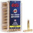 CCI Ammunition TNT Green Brass .22 Mag 30-Grain 50-Rounds HP - CCI