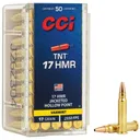 CCI Ammunition Varmint TNT Brass .17 HMR 17-Grain 50-Rounds JHP - CCI