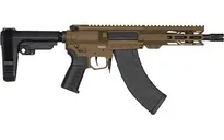 CMMG Banshee Mk47  Midnight Bronze 7.62 X 39 8 Threaded Barrel 30-Rounds w/ brace - CMMG