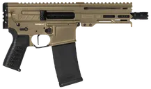 CMMG Dissent MK4 Coyote Tan 5.7 X 28 6.5 Barrel 32-Rounds No Brace - CMMG