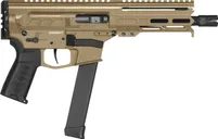 CMMG Dissent MKGS Coyote Tan 9mm 6.5 Barrel 33-Rounds No Brace - CMMG