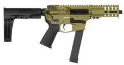 CMMG MKG Banshee Pistol 45 ACP 5 Barrel 30 Rounds SBN Ripbrace Green - CMMG
