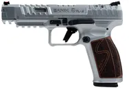 Canik SFx Rival-S Matte Stainless / Rosewood 9mm 5 Barrel 18-Rounds - Canik