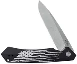 Case XX Kinzua w/ US Flag Folding Spear Point 3.48 Plain Edge S35VN SS Blade - Case Knives