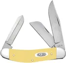 Case XX Sowbelly Yellow Folding 3.88 Plain Edge Clip Point / Sheepsfoot / Spey Tru-Sharp SS Blade - Case Knives