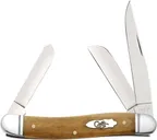 Case XX Stockman Bone Antique Smooth Medium 2.6 Blade - Case Knives