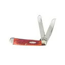 Case XX Old Red WORN Trapper - Case Knives