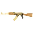 Century Arms WASR-10 24K Gold Plated 7.62 X 39 16.25 Barrel 30-Rounds Wood Furniture - Century Arms