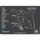 Cerus Gear ProMat Gray 12x17 with Glock Gen3 - Cerus Gear