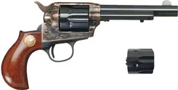 Cimarron Firearms Lightning Case Hardened .32-20 / .32 HR 4.75 Barrel 6-Rounds w/ .32 H&R Mag Cylinder - Cimarron Firearms