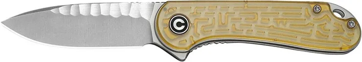 Civivi Knives Elementum Yellow 2.96 Drop Point Blade - CIVIVI Knives
