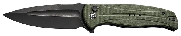 Civivi Knives Incindie OD Green Stonewashed / 3.48 Folding Plain Edge Blade - CIVIVI Knives