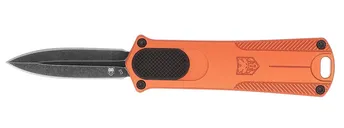 CobraTec Knives 952 Orange OTF Dagger Stonewashed D2 1.75 Blade - CobraTec Knives
