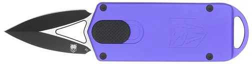 CobraTec Knives ASP Purple OTF 1.94 Plain Edge Dagger D2 Blade - CobraTec Knives