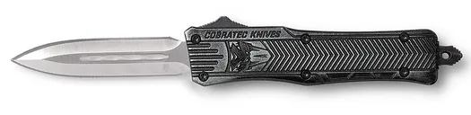 CobraTec Knives CTK-1 Stone Washed OTF Dagger 2.75 Plain Edge D2 Blade - CobraTec Knives