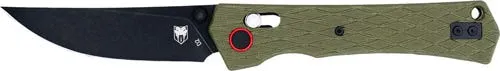 CobraTec Knives Legacy OD Green Bar Lock 3.5 D2 Blade - CobraTec Knives