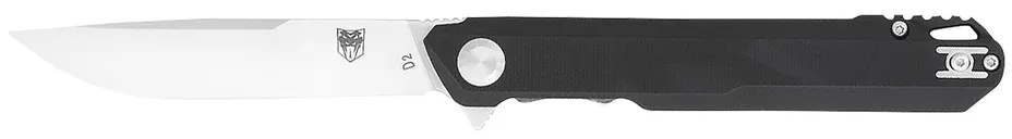 CobraTec Knives Monarch Folding Plain Edge Satin D2 G10 3.5 Blade - CobraTec Knives