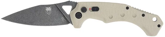 CobraTec Knives Ryker Tan 3.75 Plain Edge D2 Blade - CobraTec Knives