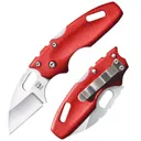 Cold Steel Tuff Lite Mini Folding Knife Red - 2 Plain Wharncliffe Blade - Cold Steel