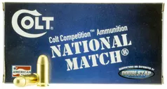 Colt National Match 45 ACP 230 Grain DoubleTap 50 Round Box - Colt