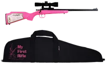 Crickett Youth Gen 2 Pink .22 LR 16.1 Barrel 1-Rounds Complete Package - Davey Crickett