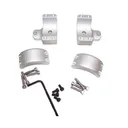 Dednutz 1 inch Hi 4 Screw Silver - Dednutz
