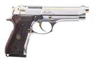 Derya Melik Nickel / Gold 9mm 4.9 Barrel 10-Rounds - Derya Arms