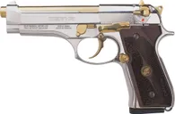Derya Melik Nickel / Gold 9mm 4.9 Barrel 17-Rounds - Derya Arms