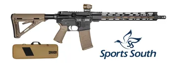 Diamondback DB15 Flat Dark Earth 5.56 16 Barrel 30-Rounds w/ Viridian Venta 1x20 Green Dot  Savior Case - Diamondback Firearms