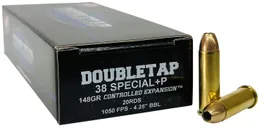 DoubleTap Handgun Brass .38 SPL 148 Grain 20-Rounds JHP - DoubleTap Ammunition