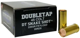 DoubleTap Snake Shot Brass .45 Colt 220 Grain 20-Rounds - DoubleTap Ammunition