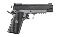 Girsan MC1911C Black / Silver 10mm 4.4 Barrel 9-Rounds Fiber Optic Front Sight - European American Armory