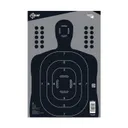 EZ-Aim Bullseye Target Yellow / Black 12x12 12-Pack - EZ AIM