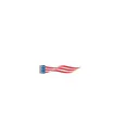 Easton PATRIATIC FLAG Wrap DZ 7 inch - Easton Archery