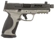 Ed Brown Fueled M&P Match Tungsten Grey 9mm 4.75 Match Grade Threaded Barrel 19-Rounds OR - Ed Brown