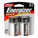 Energizer D Battery 2-pack - Energizer