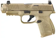 FN 509 Compact MRD Comp Flat Dark Earth 9mm 4.2 Barrel 10-Rounds OR - FN
