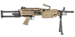 FN M249S Para Flat Dark Earth 5.56 NATO 16.1 Barrel Belt-Fed Telescoping Stock - FN