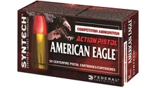 Federal American Eagle Pistol Ammo Brass .40 SW 50-Rounds 205 Grain TSJFN - Federal Premium