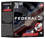Federal All-American 20 GA-2.75 #8 Lead Shot 25-Rounds - Federal Premium