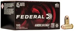 Federal American Eagle .45 ACP 230 Grain 100-Rounds FMJ - Federal Premium