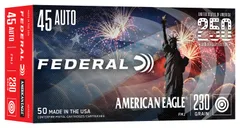 Federal American Eagle .45 ACP 230 Grain 50-Rounds FMJ - Federal Premium