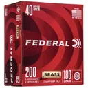 Federal Champion Brass Bulk .40 SW 180 Grain 200-Rounds FMJ - Federal Premium